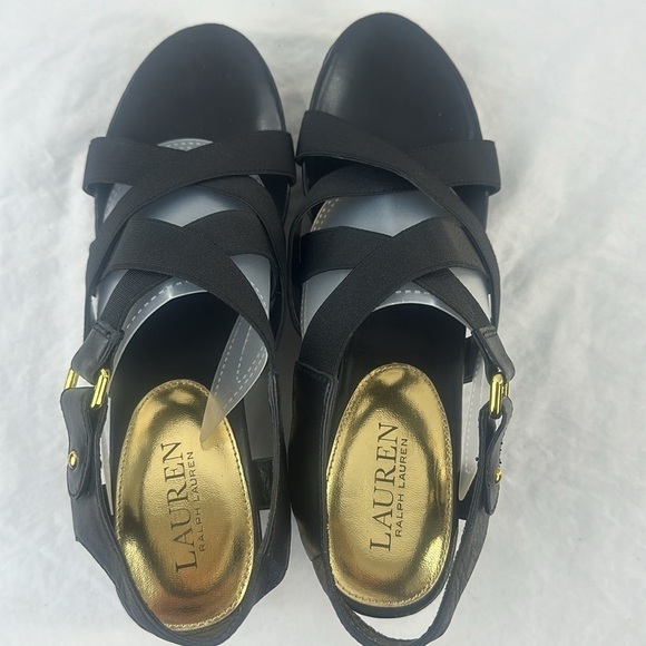 Lauren Ralph Lauren Strappy Wedge Sandal - Picture 6 of 9